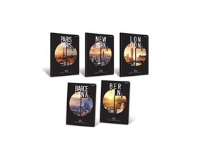 Obrazek Brulion A4/96K kratka Sunset (5szt)