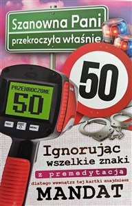 Obrazek Karnet Urodziny 50