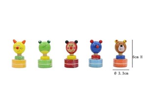 Picture of Drewniany stempelek z tuszem mix