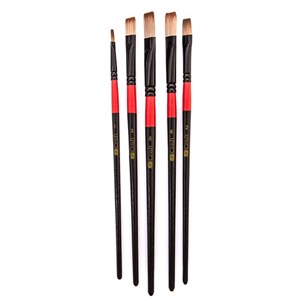 Obrazek Zestaw pędzli płaskich 5szt