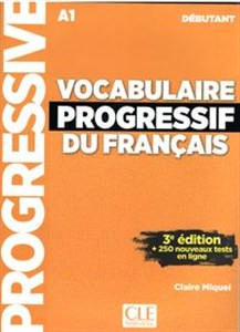 Obrazek Vocabulaire progressif du Francais niveau debut A1 + CD 3ed