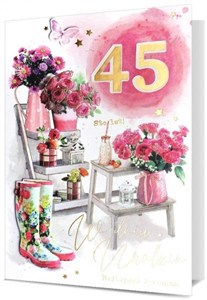 Obrazek Karnet B6 Urodziny (wymienne cyfry)