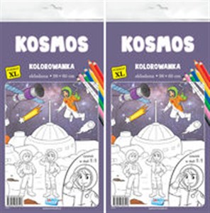 Obrazek Kolorowanka XL. Kosmos 2szt/zgr