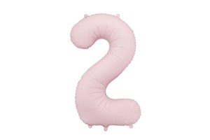 Picture of Balon foliowy cyfra 2 86cm jasny różowy