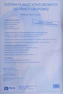 Picture of Zestaw plansz konturowych do pracy grupowej Młodzse dzieci Część 1