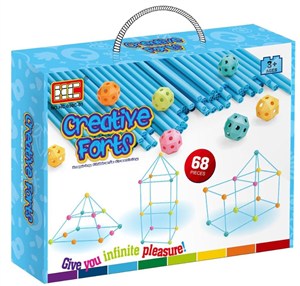 Obrazek Słomki konstrukcyjne gigant 68 elementów