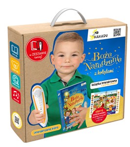 Obrazek Boże Narodzenie z kolędami Książka interaktywna z piórem Kakadu