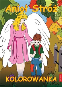 Obrazek Anioł Stróż - kolorowanka
