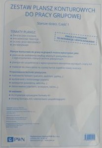 Obrazek Zestaw plansz konturowych do pracy grupowej Starsze dzieci Część 1