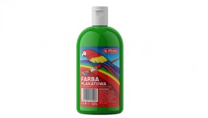 Obrazek Farba plakatowa w butelce 0,5 l zielona
