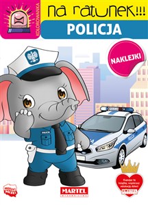 Obrazek Policja z naklejkami. Na ratunek
