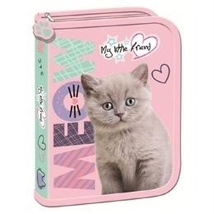 Picture of Piórnik dwuklapkowy bez wyposażenia - My Little Friend, Fluffy Kitty