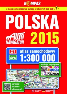 Obrazek Polska Atlas samochodowy 1:300 000