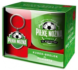 Obrazek Zestaw kubek + brelok Hobby - Piłka nożna