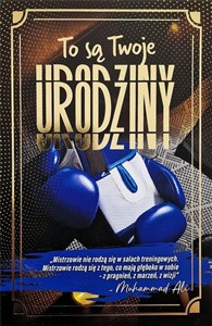 Obrazek Karnet Urodziny Sporty Walki