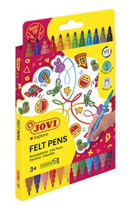 Obrazek Flamastry dwustronne 12 kolorów