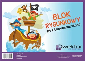 Picture of Blok rysunkowy A4/20K biały (10szt)