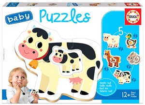 Obrazek Puzzle 2-4 Zwierzęta hodowlane G3