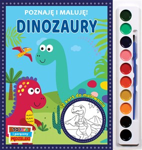 Obrazek Poznaję i maluję. Dinozaury