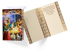 Picture of Karnet B6 3DV-156 Boże Narodzenie