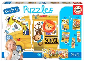 Obrazek Puzzle 3-5 Autobus szkolny G3