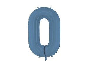 Picture of Balon foliowy cyfra 0 86cm granat