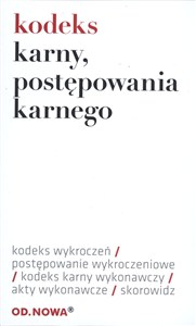 Obrazek Kodeks karny, postępowania karnego, karny wykonawczy