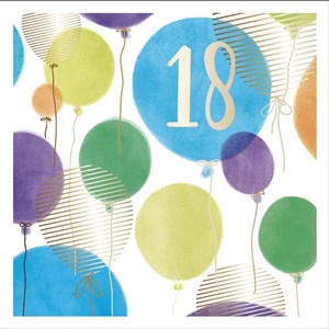Obrazek Karnet Urodziny 18