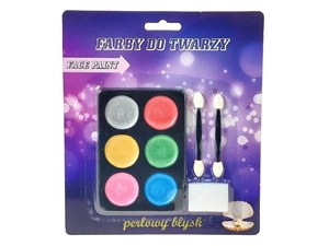 Obrazek Farby do malowania twarzy perłowe
