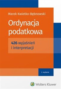 Obrazek Ordynacja podatkowa 426 wyjaśnień i interpretacji