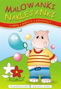 Picture of Malowanki naklejanki z hipopotamem