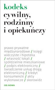 Obrazek Kodeks cywilny rodzinny opiekuńczy