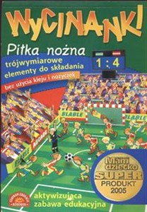 Obrazek Wycinanki. Piłka nożna Trójwymiarowe elementy do składania