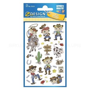 Obrazek Naklejki papierowe - Kowboje