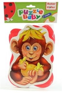 Obrazek PUZZLE PIANKOWE BABY MAŁPA SŁOŃ RK1101-03