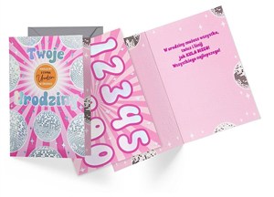 Obrazek Karnet Urodziny