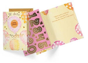 Obrazek Karnet Urodziny