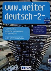 Obrazek www.weiter deutsch 2 Podręcznik + CD Kurs kontynuacyjny Gimnazjum