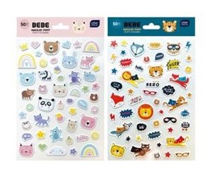 Obrazek Naklejki puffy 50szt Friends