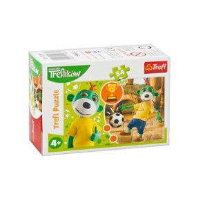 Obrazek Puzzle 54 mini Wesoły świat Treflików 3 TREFL