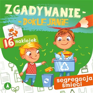 Obrazek Segregacja śmieci. Zgadywanie-doklejanie