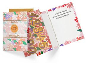 Obrazek Karnet Urodziny