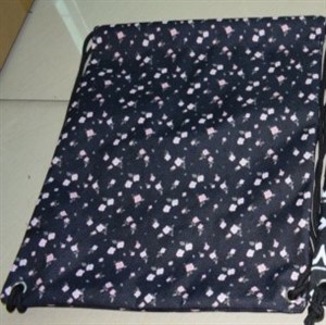 Obrazek Worek na buty granatowy różyczki