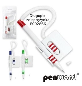Picture of Długopis ze sprężynką MIX