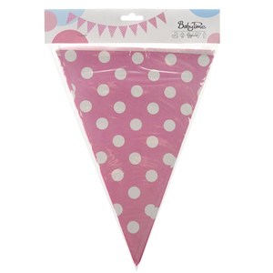 Picture of Girlanda kropki różowa