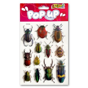 Obrazek Naklejki metaliczne Beetles