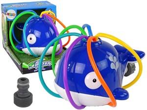 Obrazek Wieloryb fontanna wodna niebieska