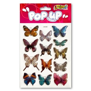 Picture of Naklejki metaliczne Butterfiles