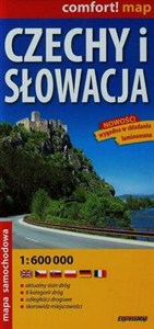 Obrazek Czechy i Słowacja mapa samochodowa 1:600 000