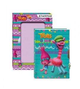 Obrazek Pamiętnik zamykany w pudełku Trolls